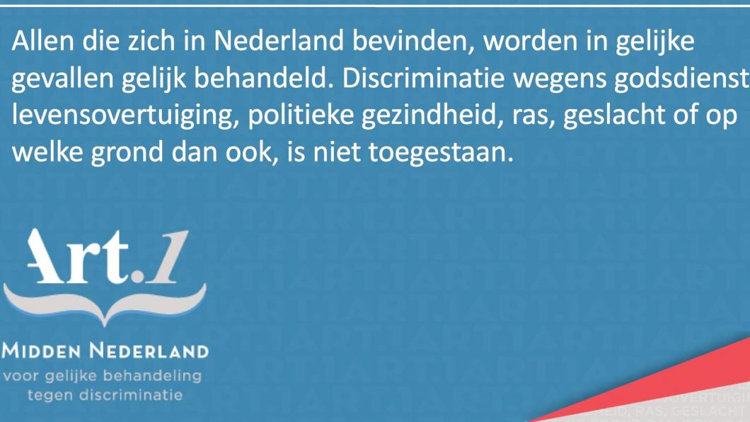 Artikel 1 van de Grondwet