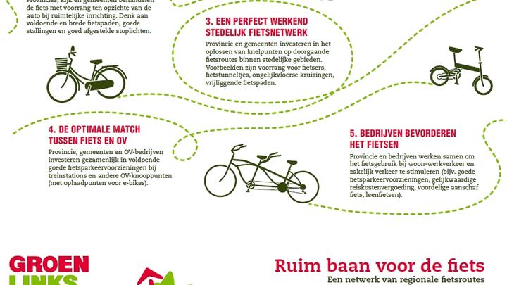 Ruim baan voor de fiets - Vijf speerpunten