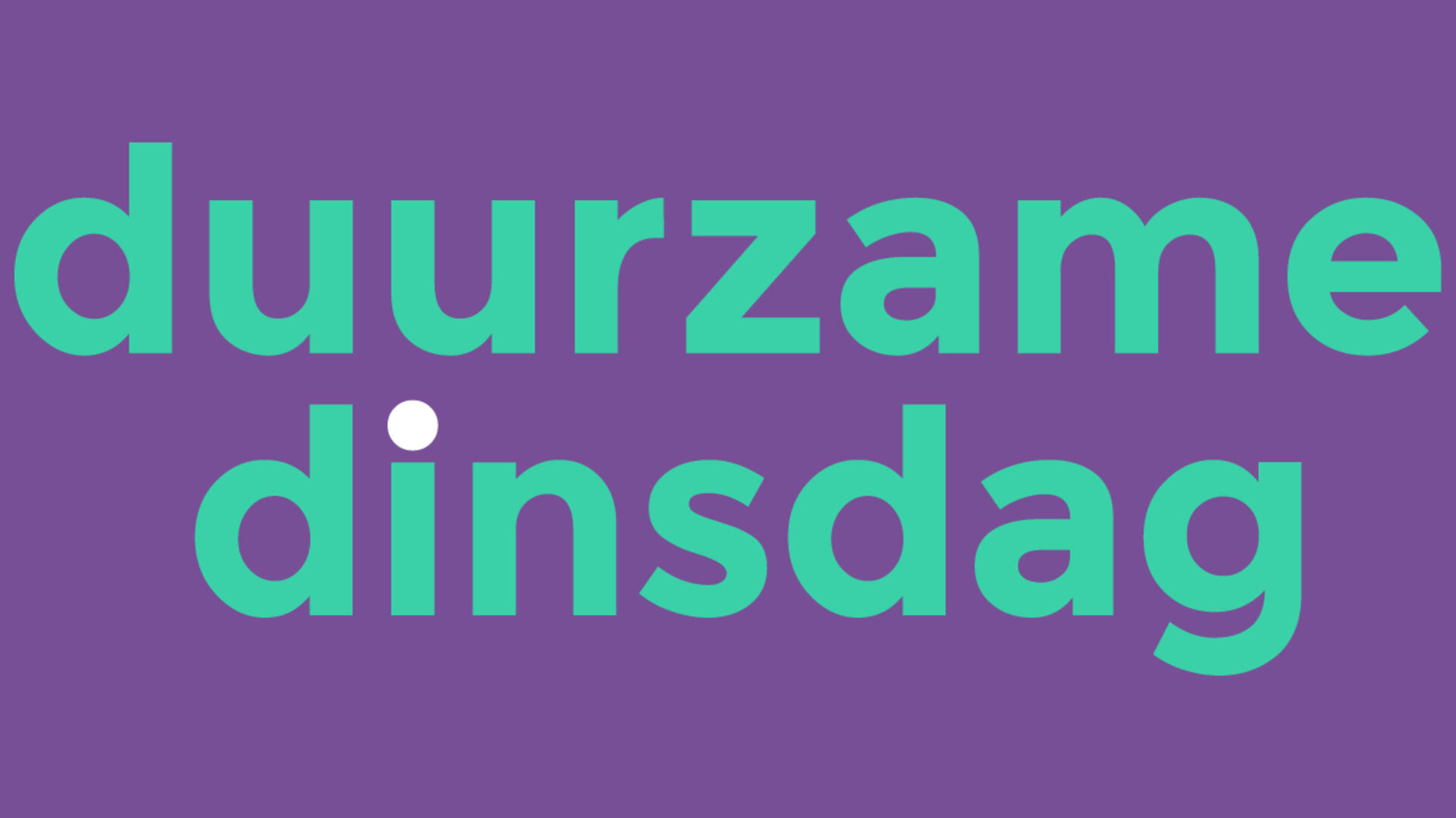 Duurzame Dinsdag logo
