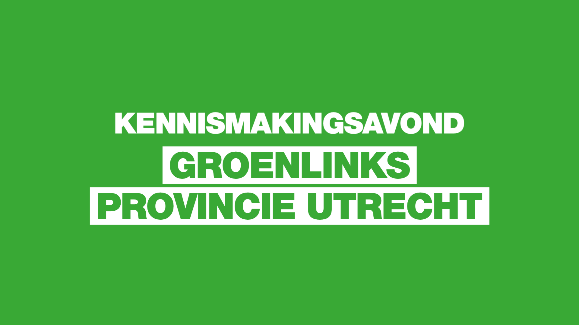 Kennismakingsavond leden