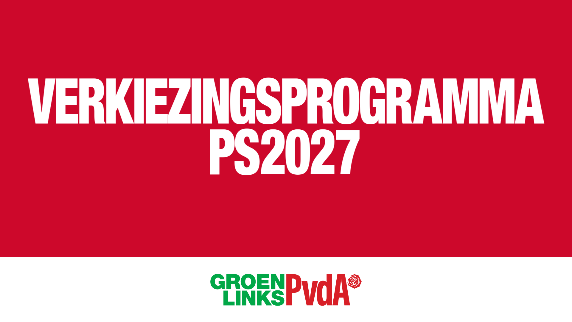 Verkiezingsprogramma PS2027