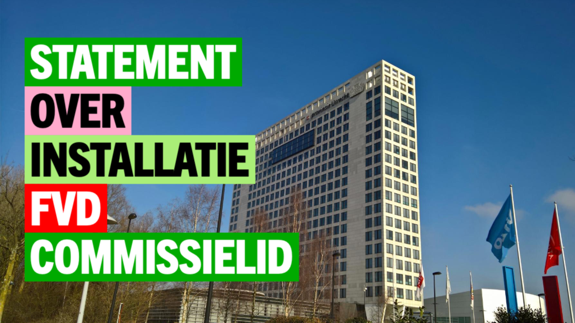Statement GroenLinks en PvdA over FvD commissielid